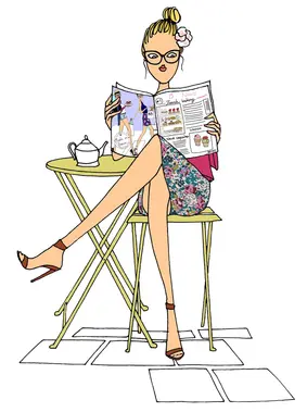Girl Magazine Chair