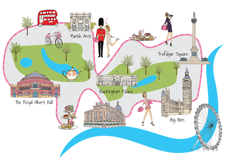 London Tour Bus Route: Standard Tour