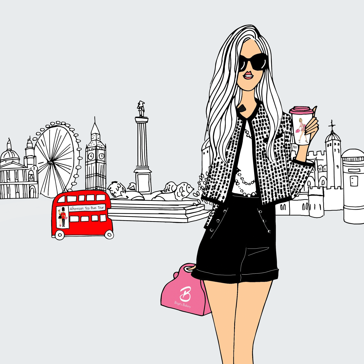 London Attractions on Brigit's Bus Route