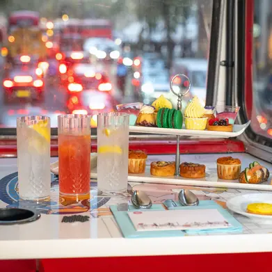 Bombay Sapphire Gin Afternoon Tea London Sightseeing Bus Tour