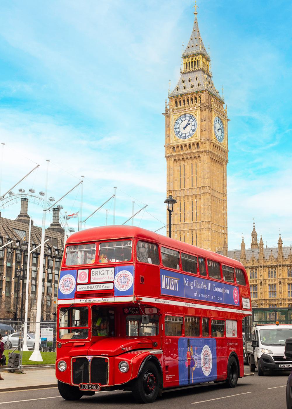 King's Coronation London Afternoon Tea Bus Tour
