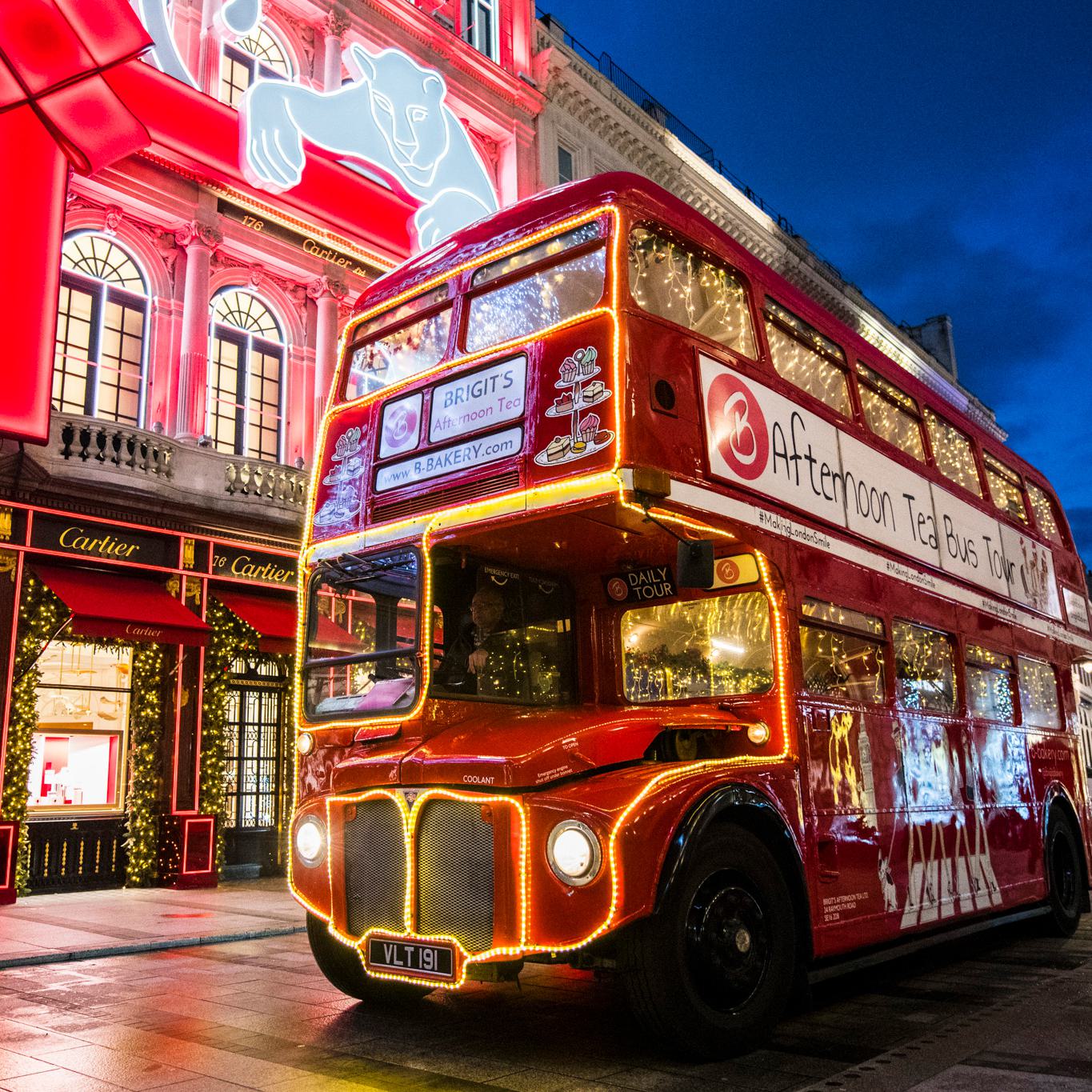 celebrating 10 years of bus tours - christmas afternoon tea