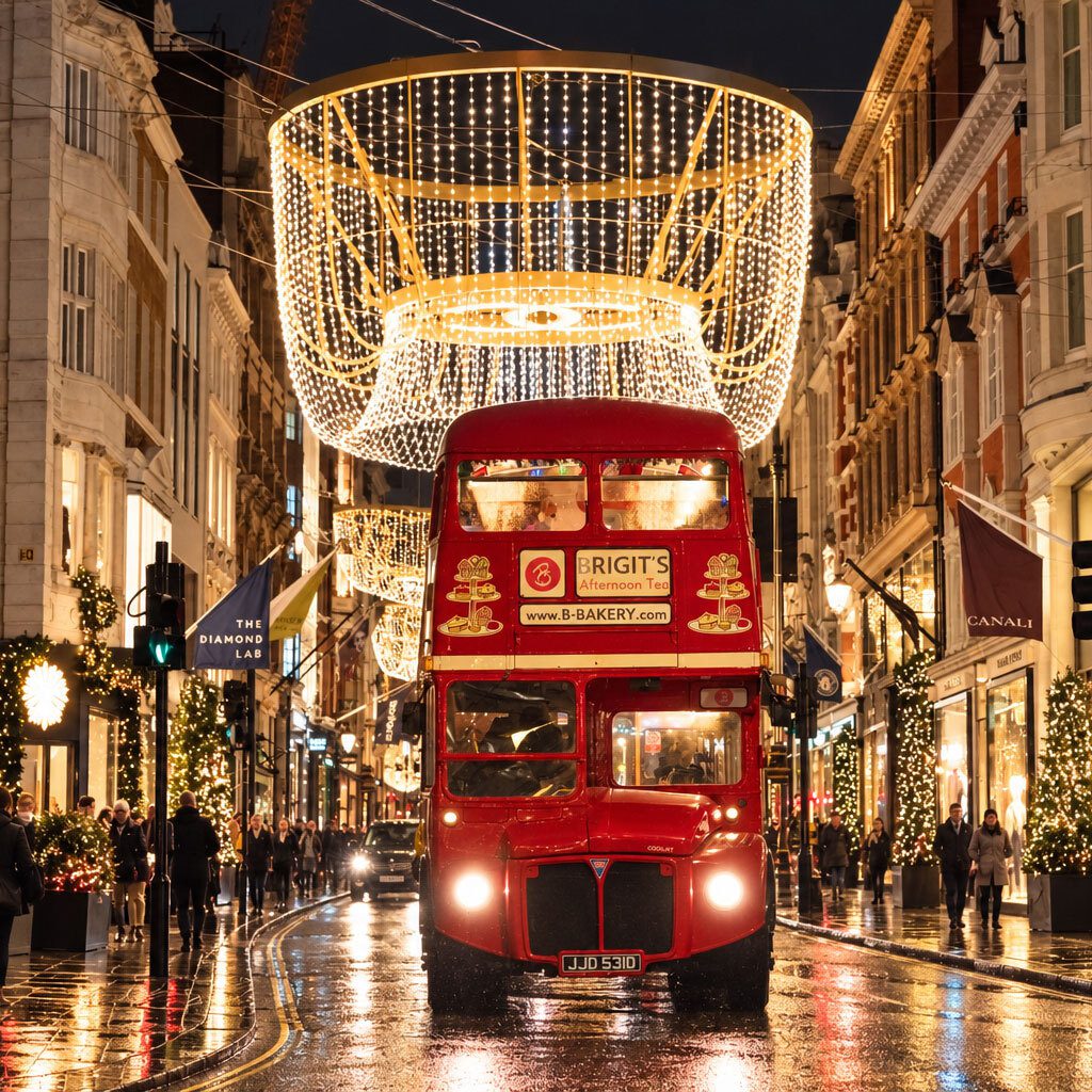 London Christmas lights routemaster bus tours