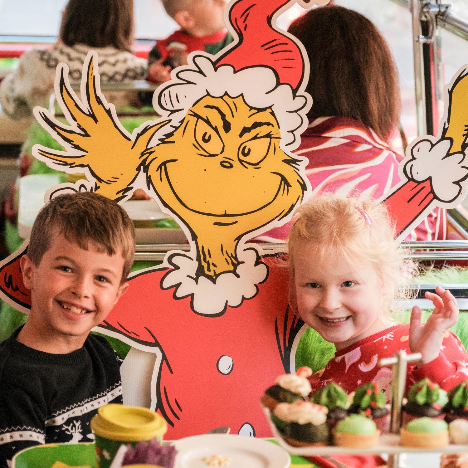 Fun things to do in London for Kids: Grinch Bus Tour