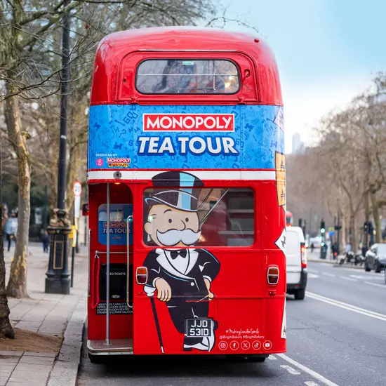 Monopoly London Tour Afternoon Tea Bus 12