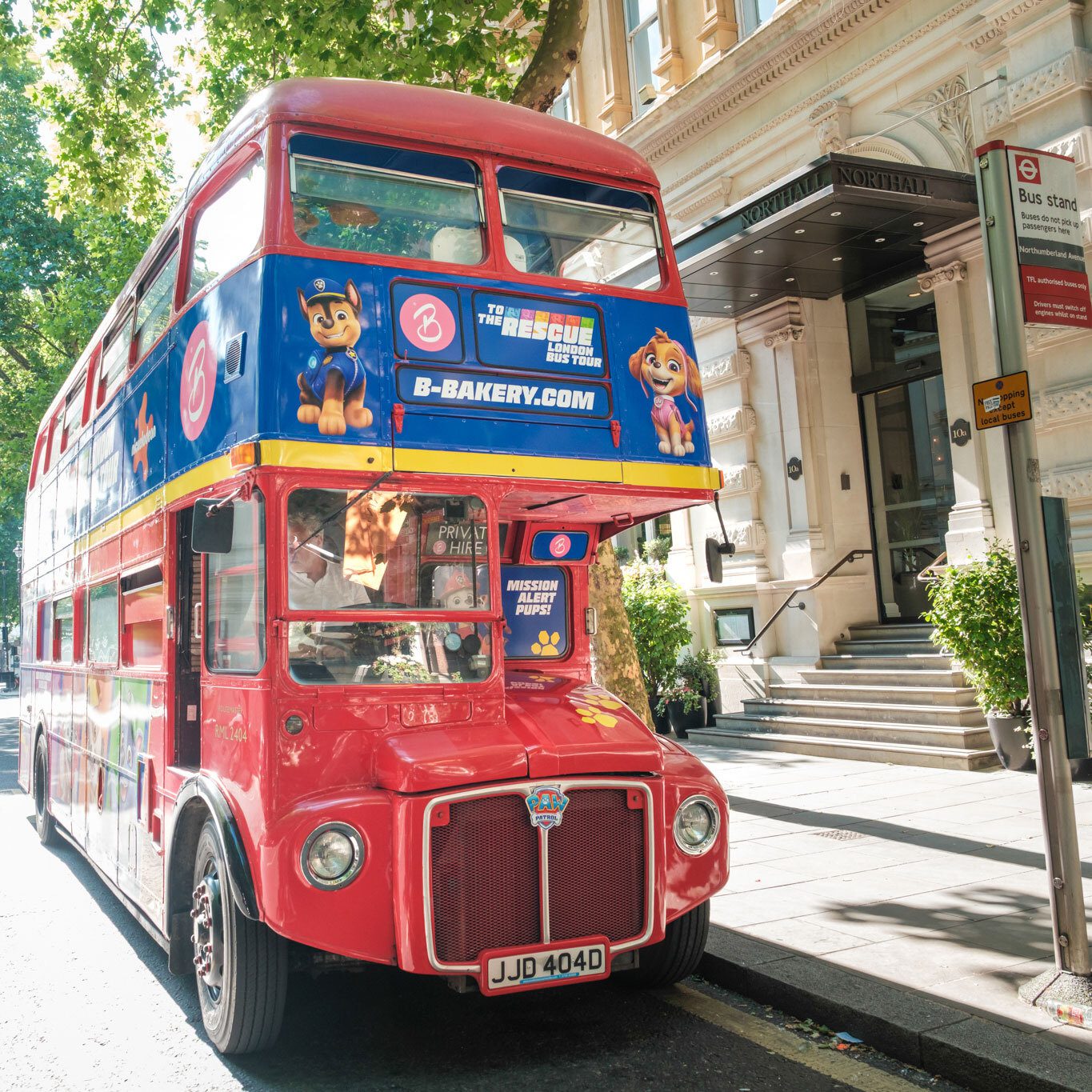 family vacations in London - PAW Patrol London Bus Tour