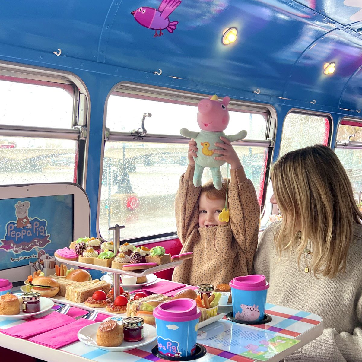 Birthday celebration ideas in London with Brigit's Afternoon Tea Bus Tours