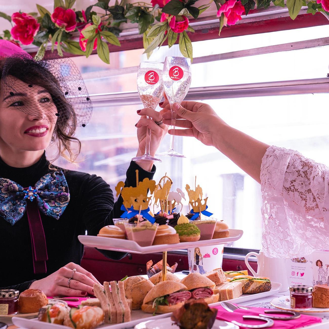 Brigit's Bakery Champagne Bus Tour in London