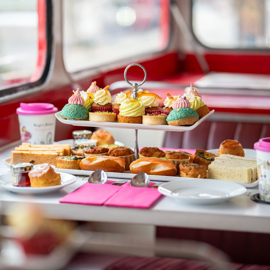 Classic Afternoon Tea Bus London - Brigit's Bakery